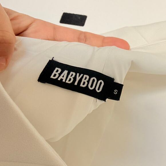 Babyboo Alana Mini Dress White Small Graduation Bridal Wedding Birthday - Picture 4 of 4